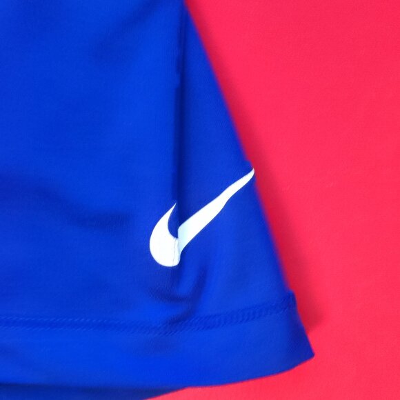 Nike Pro Dri-fit cross back athletic / running tank top blue women's size M - Picture 6 of 7